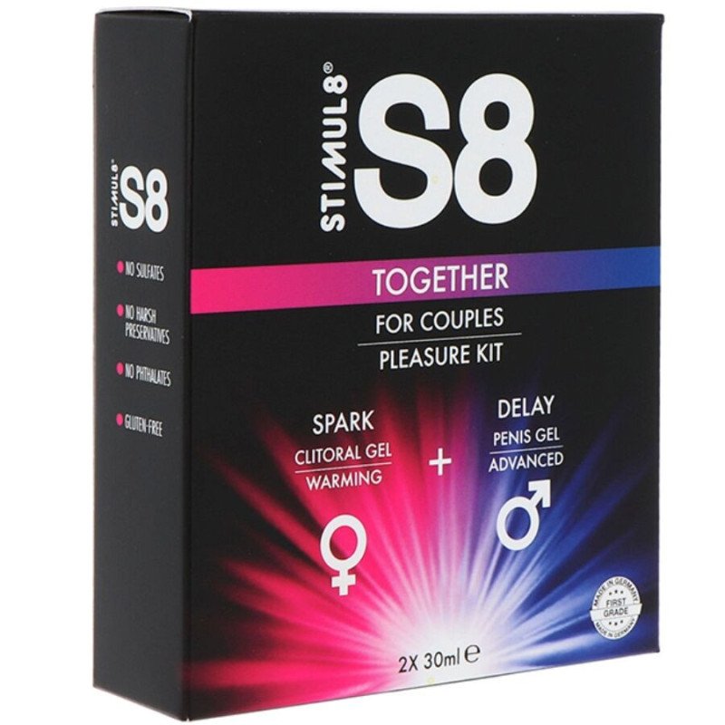 STIMUL8 - S8 TOGETHER KIT PARA PAREJAS 2 X 30 ML