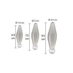 TOYJOY - JUEGO ANAL ANAL CON JUGUETE DE 3 PIEZAS, JUGUETE ANAL TRANSPARENTE PARA EL RIÑÓN DE LOS DEDOS