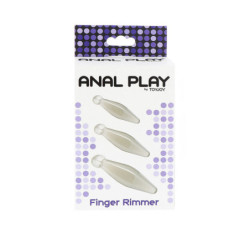 TOYJOY - JUEGO ANAL ANAL CON JUGUETE DE 3 PIEZAS, JUGUETE ANAL TRANSPARENTE PARA EL RIÑÓN DE LOS DEDOS