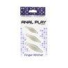TOYJOY - JUEGO ANAL ANAL DE 3 PIEZAS CON JUGUETE TRANSPARENTE PARA EL ARO DE DEDOS