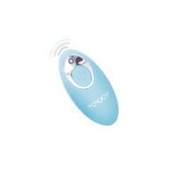 TOYJOY - VIBRADOR AZUL CON CONTROL REMOTO "FELICIDAD, ESTOY TAN EMOCIONADO"