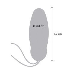 TOYJOY - VIBRADOR AZUL CON CONTROL REMOTO "FELICIDAD, ESTOY TAN EMOCIONADO"
