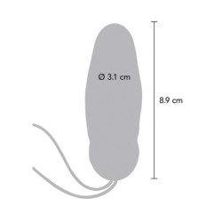 TOYJOY - VIBRADOR EXPLOSIVO DE HUEVOS FELICIDAD MI ORGASMO CON CONTROL REMOTO