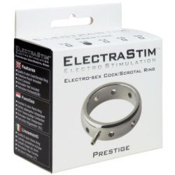 ELECTRASTIM - ANILLO PARA PENE DE METAL ELECTROMAGNÉTICO PRESTIGE DE 34 MM