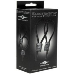 ELECTRASTIM - ANILLOS PARA PENE AJUSTABLES PRESTIGE ELECTRA LOOPS NEGROS