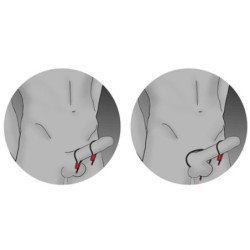 ELECTRASTIM - ANILLOS PARA PENE AJUSTABLES PRESTIGE ELECTRA LOOPS ROJOS