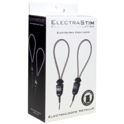 ELECTRASTIM - ANILLOS METÁLICOS AJUSTABLES PARA EL PENE ELECTRALOOPS E-STIM