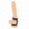 KINK - ANILLO DE PENE DOBLE DE CUERO AJUSTABLE