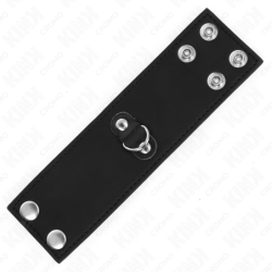 KINK - ANILLO DE PENE DE CUERO CON CIERRE A PRESIÓN 18 X 5 CM