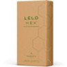 LELO - CAJA DE PRESERVATIVOS ORGÁNICOS HEX, 12 UNIDADES