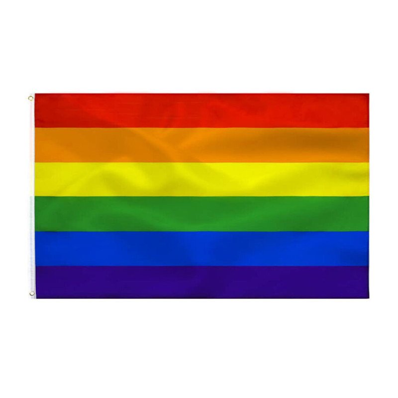 ORGULLO - BANDERA ARCOÍRIS 90 X 150 CM