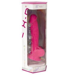 SILEXD - MODELO DE PENE REALISTA 18 ROSA VIBRACIÓN + CONTROL REMOTO LRS