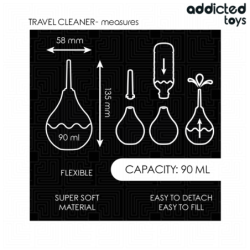 JUGUETES PARA ADICTOS - LIMPIADOR ANAL DE VIAJE TAMAÑO S 90 ML