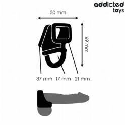 JUGUETES PARA ADICTOS - ANILLO DE JAULA PARA EL PENE