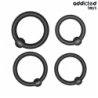 JUGUETES PARA ADICTOS - JUEGO DE ANILLOS DE SILICONA A PRESIÓN