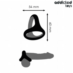 JUGUETES ADICTOS - ANILLO TRIPLE GRUESO PARA EL PENE