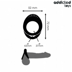 JUGUETES ADICTOS - ANILLO PARA PENE DE DOBLE TEXTURA