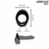 ADDICTED TOYS - ANILLO TEXTURIZADO DOBLE PARA EL PENE