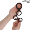 JUGUETES PARA ADICTOS - ANILLO PARA EL PENE CON DIVISORES PARA TESTÍCULOS