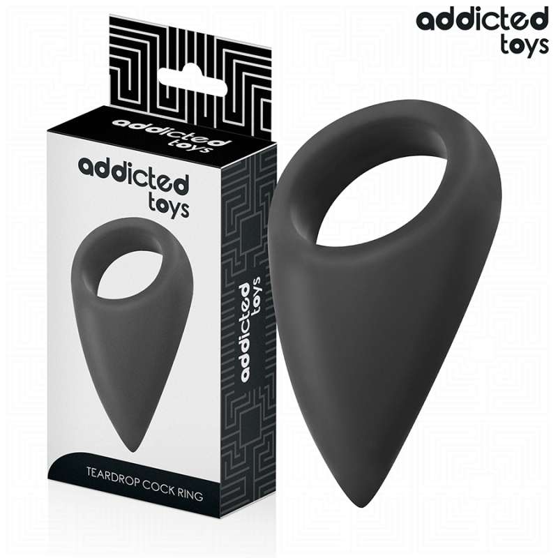 JUGUETES PARA ADICTOS - ANILLO PARA PENE CON FORMA DE LÁGRIMA