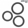 JUGUETES ADICTOS - JUEGO DE ANILLOS PLANOS DE SILICONA