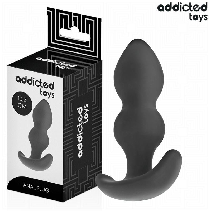 ADDICTED TOYS LOCKED - TAPÓN ANAL DE SILICONA TALLA S 10,3 CM