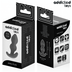 ADDICTED TOYS LOCKED - TAPÓN ANAL DE SILICONA TALLA S 10,3 CM