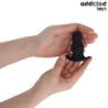 ADDICTED TOYS - PLUG ANAL HUECO SILICONA TALLA S 7,3 CM