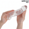 JUGUETES PARA ADICTOS - EXTENSIÓN DE PENE TRANSPARENTE DE 27 CM