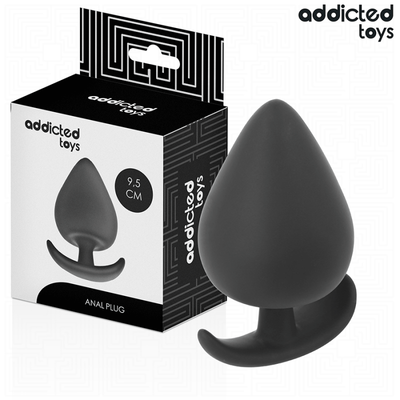 ADDICTED TOYS LOCKED - TAPÓN ANAL DE SILICONA TALLA XL 9,5 CM