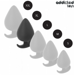 ADDICTED TOYS LOCKED - TAPÓN ANAL DE SILICONA TALLA XL 9,5 CM