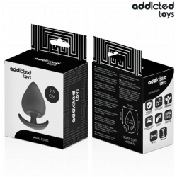 ADDICTED TOYS LOCKED - TAPÓN ANAL DE SILICONA TALLA XL 9,5 CM