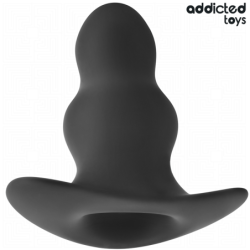 JUGUETES PARA ADICTOS - TAPÓN ANAL HUECO DE SILICONA TALLA M 9,6 CM