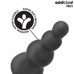ADDICTED TOYS - TAPÓN ANAL CON ANILLO DE SILICONA MODELO 5