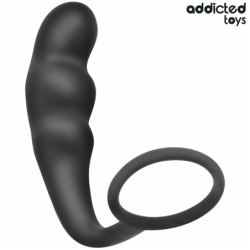 ADDICTED TOYS - TAPÓN ANAL CON ANILLO DE SILICONA MODELO 4