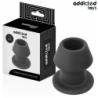 JUGUETES PARA ADICTOS - TAPÓN ANAL HUECO EXTREMO DE SILICONA TALLA S 7,5 CM