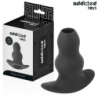 JUGUETES ANALES ADDICTED - TAPÓN ANAL HUECO DE SILICONA TALLA L 11,1 CM