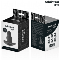 ADDICTED TOYS LOCKED - TAPÓN ANAL HUECO DE SILICONA TALLA L 11,1 CM