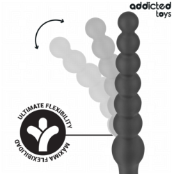 ADDICTED TOYS - MASAJEADOR ANAL DOBLE DE SILICONA DE 24 CM