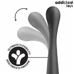 ADDICTED TOYS - MASAJEADOR ANAL DOBLE DE SILICONA DE 22,5 CM