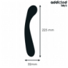 JUGUETES PARA ADICTOS - MASAJEADOR ANAL DOBLE DE SILICONA DE 22,5 CM