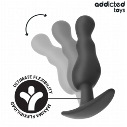 ADDICTED TOYS - CONJUNTO DE 3 TAPONES ANALES DE SILICONA MODELO 1