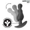 ADDICTED TOYS - CONJUNTO DE 3 TAPONES ANALES DE SILICONA MODELO 1
