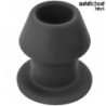 JUGUETES PARA ADICTOS - TAPÓN ANAL HUECO EXTREMO DE SILICONA TALLA M 8,7 CM
