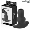 JUGUETES ANALES ADDICTED - TAPÓN ANAL HUECO DE SILICONA TALLA XL 13,9 CM