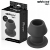 JUGUETES PARA ADICTOS - TAPÓN ANAL HUECO EXTREMO DE SILICONA TAMAÑO L 10,4 CM