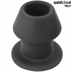ADDICTED TOYS - TAPÓN ANAL HUECO EXTREMO DE SILICONA TAMAÑO L 10,4 CM