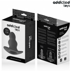ADDICTED TOYS LOCKED - TAPÓN ANAL HUECO DE SILICONA TAMAÑO XXL 15,2 CM