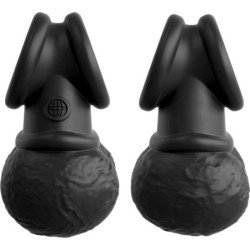 KING COCK - LAS JOYAS DE LA CORONA BOLAS OSCILANTES DE SILICONA CON PESO