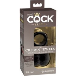 KING COCK - LAS JOYAS DE LA CORONA BOLAS OSCILANTES DE SILICONA CON PESO